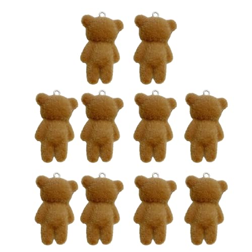 HUAANYA 10pcs Vielseitiger Bärenanhänger Für Schlüsselring Und Handtaschen Weich von HUAANYA