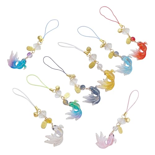 HUAANYA 8PCS Fish TELETS LANYARDS Verbessert Ihr Handy Mit Einem Hauch Von Tradition Die Für Verschiedene Gelegenheiten Und Einstellungen Geeignet Sind von HUAANYA