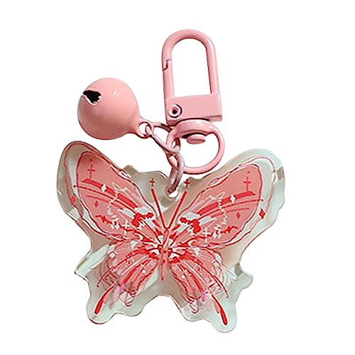 HUAANYA Acrylschmetterlinge Telefon Schmuck Weibliche Süße Farbenfrohe Bells Telefon Shell Anhänger Zubehör Paket Dekoration Schlüsselbund HUAANYA Acrylschmetterlinge Telefon Schmuck Weibliche Süße Farbenfrohe Bells Telefon Shell Anhänger Zubehör Paket Dekoration Schlüsselbund von HUAANYA