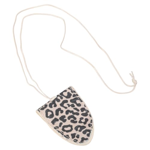 HUAANYA Elegante Leopardenmuster Halskette Robuste PU Ledermaterialien Für Die Modezubehör Der Modernen Frau Kleiderschrank von HUAANYA