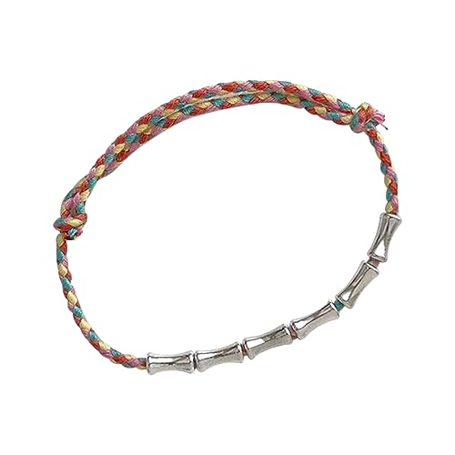 HUAANYA Geflochtenes Seilarmband Handgefertigtes Bambusgelenk Mit Einstellbarer String Wrap Armbänder Für Frauen Jugendliche Männer Böhmen Handchain von HUAANYA
