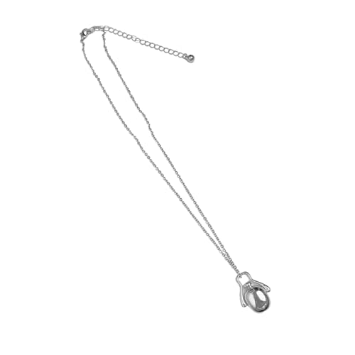 HUAANYA Gold/Silber Ton Halskette Mit Unregelmäßiger Geometrischer Anhänger Unisex Schlüsselbeutelkettenzubehör Für Partys Und Alltägliche Verschleiß von HUAANYA