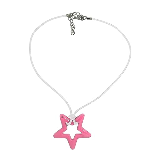 HUAANYA Mode Star Anhänger Halskette Stapelbare Hohlpulloverkette Für Frauen Dopamin CHOKER BLUCKILE Kette Schmuck Schmuck von HUAANYA