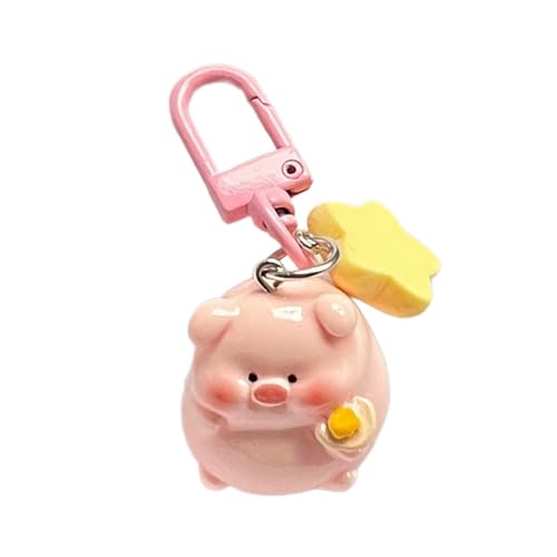 HUAANYA Modische Schweineheizung Anhänger Keyrings Niedliche Tierbeuteldekoration Neuheit 3D Piggy Pendan Accessoire Für Taschen Oder Telefone von HUAANYA