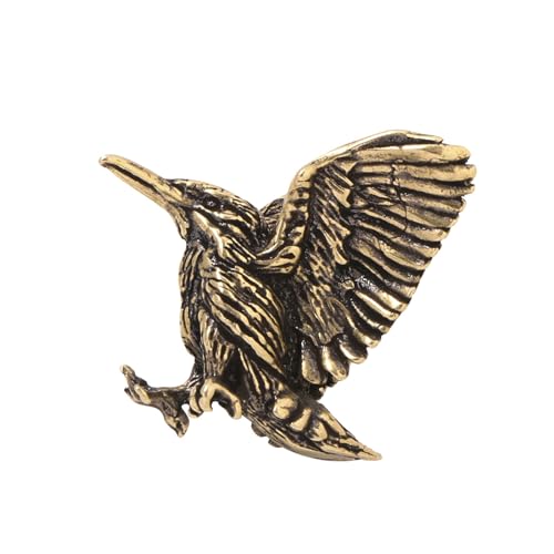 HUAANYA Solid Kupfervögel Form Keychain Schmuck Handgefertigte Schlüsselringe Vintage Styles Dekorativen Charme Für Geldbörse Rucksack Locker Gearbeitetes Kupfer Schlüsselbund Dekore von HUAANYA