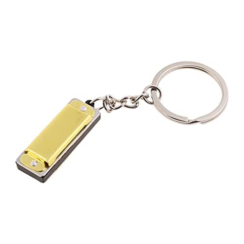 HUAANYA Special Mundoniconica 8 Ton 4 Löcher Harmonica Schlüsselbund Für Schlüssel 1.38x0.47in Musikinstrumente Geschenke Für Chirdren HUAANYA Special Mundoniconica 8 Ton 4 Löcher Harmonica Schlüsselbund Für Schlüssel 1.38x0.47in Musikinstrumente Geschenke Für Chirdren von HUAANYA