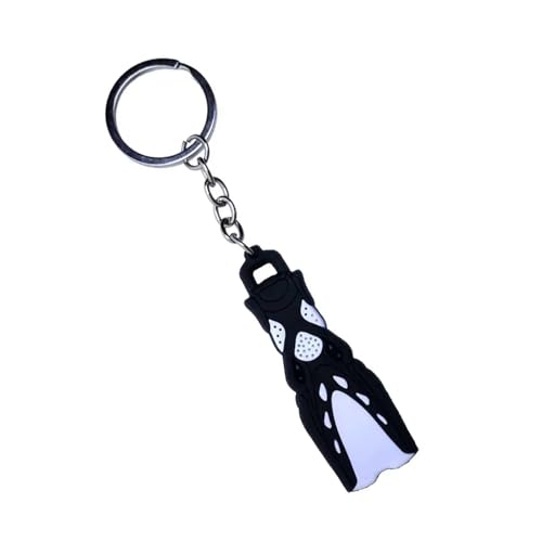 HUAANYA Tragbare Tauchfunkschlüsselhalter Silikon Miniatur Tauchflossen Schlüsselbund Leichte Schlüsselringe Für Sea Enthusiasts Diving Accessoire HUAANYA Tragbare Tauchfunkschlüsselhalter Silikon Miniatur Tauchflossen Schlüsselbund Leichte Schlüsselringe Für Sea Enthusiasts Diving Accessoire von HUAANYA