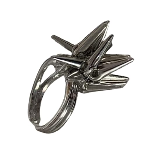 HUAANYA Verstellbare Quastenentwicklung Metallringe Moderne Randmetallringe Für Individualisierte Mode Bequeme Verschleißringe HUAANYA Verstellbare Quastenentwicklung Metallringe Moderne Randmetallringe Für Individualisierte Mode Bequeme Verschleißringe von HUAANYA