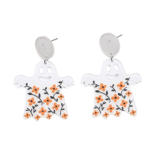 Halloween Acrylohrringe Spirit Kürbisschädel Dangle Ohrringe Einfacher Tropfen Ohrringe Statement Schmuck Für Frauen Halloween Acrylohrringe Spirit Kürbisschädel Dangle Ohrringe Einfacher Tropfen Ohrringe Statement Schmuck Für Frauen von HUAANYA