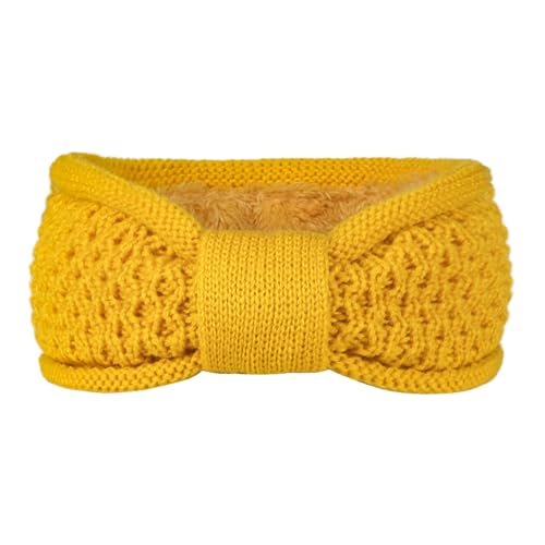 Ohrenschützer, Kopfbedeckung, Stirnband, ästhetische Schleife, warm und trendig, für kaltes Wetter, Radfahren, Laufen, Sport Ohrenschützer, Kopfbedeckung, Stirnband, ästhetische Schleife, warm und trendig, für kaltes Wetter, Radfahren, Laufen, Sport von HUAANYA