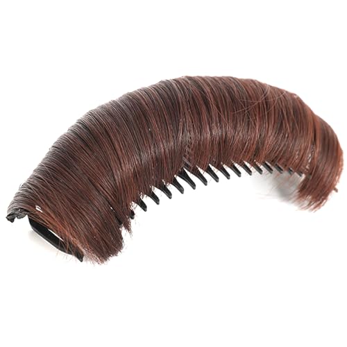 Synthetische Haartopper Haarkamm Für Feines Haar Volumisierende Wurzelpolsterung Mit Sicherem Kammclip Für Alltägliche Hochsteckfrisurstile Clip Volumisierenden Haarstück Für Frauen von HUAANYA