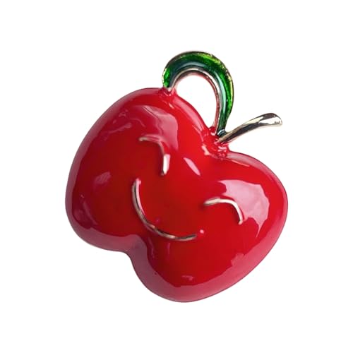 Einzigartige Anstecknadel mit Obstmotiven, stabile Anstecknadel zum Sichern von Halsausschnitten und zur Erhöhung von Mode-Statements, individuelles Obst-Accessoire für Outfits, Einheitsgröße, Wie von HUAJINGKEJI