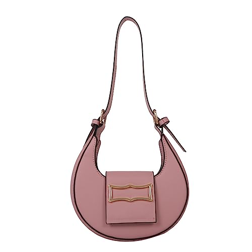 Fashion PU Unterarmtasche Frauen Achselhöhle Schulter Sattel Taschen Geburtstagsburtäts Geschenk Luxus Sattelklappe Tasche von HUAJINGKEJI