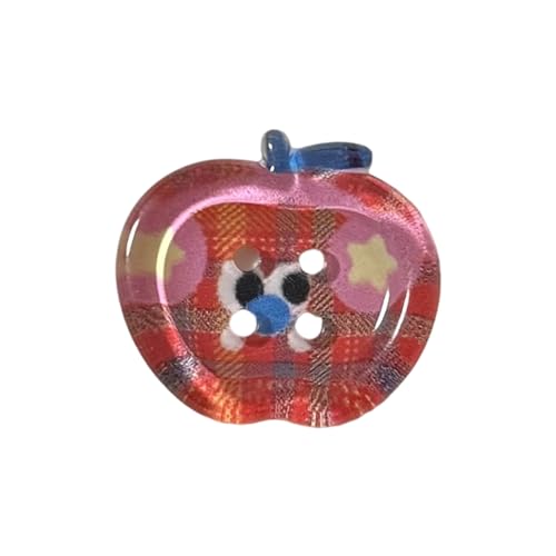 HUAJINGKEJI 10 Stück 20 mm Acryl-Knöpfe Nähen Handwerk Knöpfe Vierloch-Knöpfe für Handwerk Kleidung Nähen Dekoration von HUAJINGKEJI