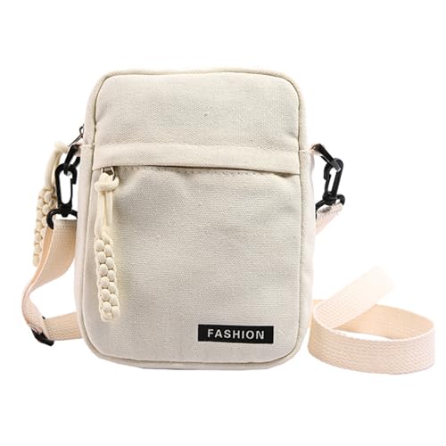 HUAJINGKEJI 2024 Neue Leinwand Bag Messenger Große Kapazitäts Telefon Umhängetaschen Für Teenager Student Crossbody Crossbody Tasche von HUAJINGKEJI
