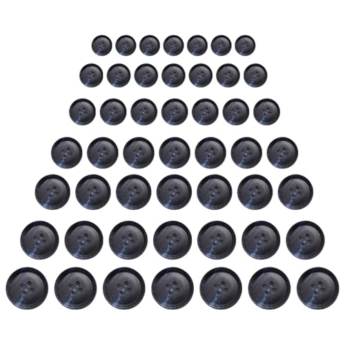 HUAJINGKEJI 70 Stück runde Knöpfe mit 4 Löchern, Knöpfe für Hemden, Mantel, Nähknöpfe, Kunstharzknöpfe zum Nähen von HUAJINGKEJI