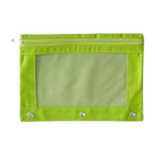 HUAJINGKEJI Aufbewahrungslösung für Zuhause, Schreibwaren-Behälter, Kulturbeutel, Aufbewahrungstasche mit Reißverschlüssen, praktische Aufbewahrungslösung für Make-up-Werkzeug, Dokumente, grün, Size von HUAJINGKEJI