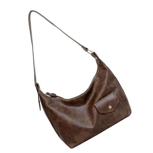 HUAJINGKEJI Crescents Schultertaschen für Damen, Hoboes Toted Handtasche unter dem Arm, Minis Clutches Geldbörse mit Reißverschluss, Crossbody-Taschen für Damen, D, One Size von HUAJINGKEJI