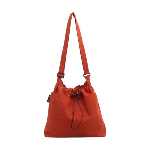 HUAJINGKEJI Damen-Umhängetasche aus Nylon, mittelalterliche Umhängetasche, großes Fassungsvermögen, Kuriertasche, Schülertasche, Schultasche, Wie in der Abbildung gezeigt, As shown in the picture von HUAJINGKEJI