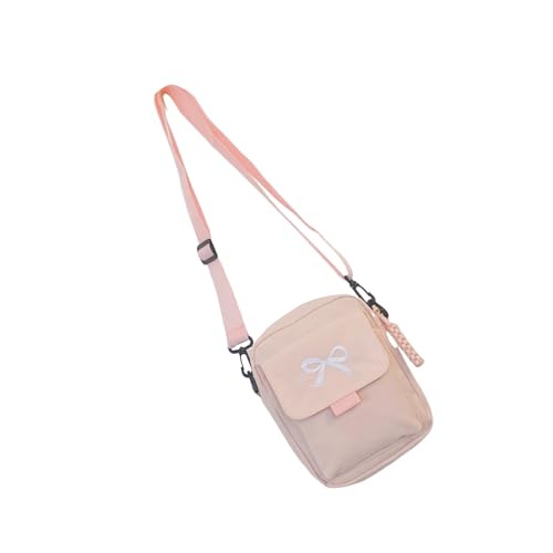 HUAJINGKEJI Elegante Nylon Bowknot Umhängetasche Für Frauen Und Mädchen Mit Zulassungsriemen Crossbody Taschen Für Reisearbeit Oder Tägliche Nylonhandtasche von HUAJINGKEJI