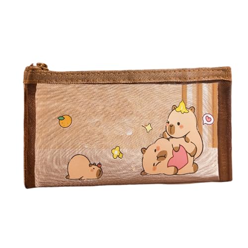 HUAJINGKEJI Federmäppchen mit Cartoon-Tiermotiv, großes Fassungsvermögen, Stifttasche, Schule, Bürobedarf für Studenten, geräumige Aufbewahrung, Capybara-Organizer-Box, love HUAJINGKEJI Federmäppchen mit Cartoon-Tiermotiv, großes Fassungsvermögen, Stifttasche, Schule, Bürobedarf für Studenten, geräumige Aufbewahrung, Capybara-Organizer-Box, love von HUAJINGKEJI
