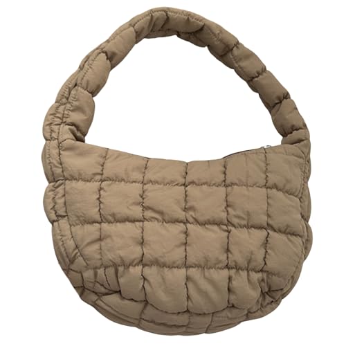 HUAJINGKEJI Frauen Achselhöhlenbeutel Trendy Handtasche All Matching Unterarm Koreanische Stile Schulter Stilvolle Gestepte Wolke Für Tägliche Frauen Schulter Plisdern von HUAJINGKEJI