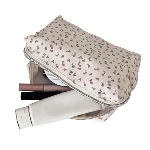 HUAJINGKEJI Home Storage, Handheld Makeup Bag Toiletry Holder Cosmetic Travel Organizer Container Practical Stationery Storage Bag for Daily Use, Farbreferenzbild, 16.5*10.5*6cm von HUAJINGKEJI