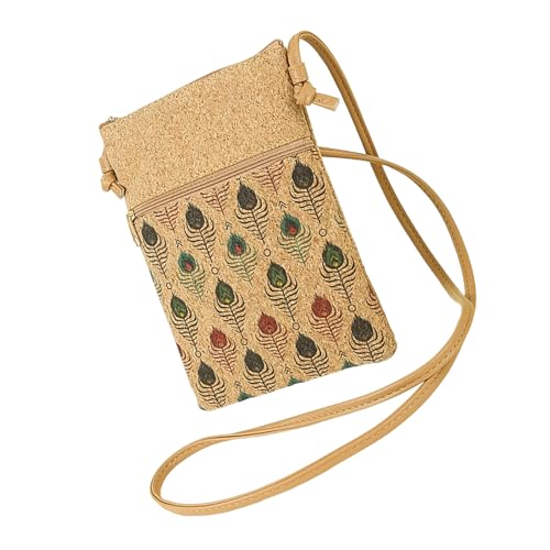 HUAJINGKEJI Kleine Damen-Umhängetasche, Blumendruck, Handy, stilvolle Kuriertasche, Geldbörse für den täglichen Gebrauch, Damen, Blumendruck, Schultertasche, Crossbody, Pendeln, Handy, Münzgeldbörse von HUAJINGKEJI