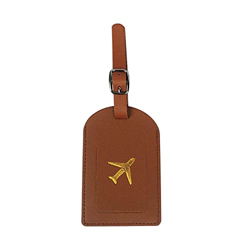 HUAJINGKEJI Modische Taschen, PU-Lederhalter, Gepäck für Damen und Herren, Reisen, Mode, Liebhaber, Paare, Hochzeiten, Farbreferenzbild, 7x11cm, Gepäckanhänger von HUAJINGKEJI