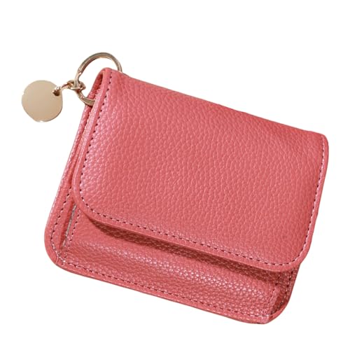 HUAJINGKEJI Modische Taschen, koreanischer Stil, Münzgeldbörse, PU-Leder, einfarbig, kleine Geldbörse, kurze Geldbörse, Kartenhalter, dreifach gefaltete Geldbörse, Farbreferenzbild, 1, Kleine von HUAJINGKEJI