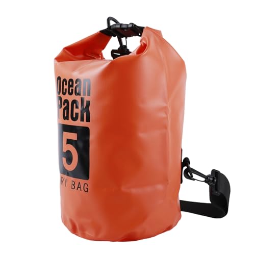 HUAJINGKEJI Quick Release Wasserdichte Trockentasche für Rafting Wandern Praktische PVC Aufbewahrungstasche Große Kapazität Outdoor Lagerung Praktische PVC Mesh Dry Rucksäcke, B, 15 l, Mass Beauty von HUAJINGKEJI