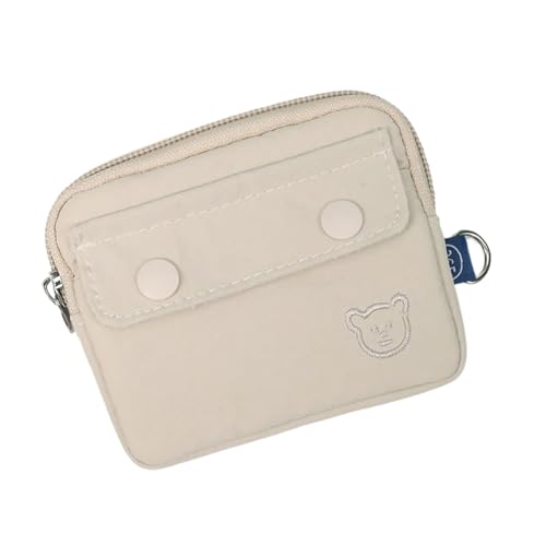 HUAJINGKEJI Sicherer geschlossener Münz-Organizer mit mehrschichtigen Kartenfächern, verschleißfestes Polyester, kompakte Brieftasche für Business und Entspannung, leichte, kompakte Münzbörse für den von HUAJINGKEJI