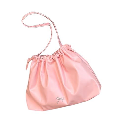 HUAJINGKEJI Stilvolle Damen-Unterarmtasche, leichtes PU-Leder, Knitter-Design, Schultertasche, großes Fassungsvermögen für verschiedene Anlässe, PU-Schultertasche, B, One Size von HUAJINGKEJI