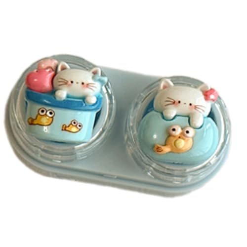 HUAJINGKEJI Werkzeug zum Entfernen und Einsetzen von Augenkontakten, für Reisen, Großpackung, Saugnapf-Einsatzwerkzeug, Kolbenlinsen, Reiseetui für Damen, e von HUAJINGKEJI