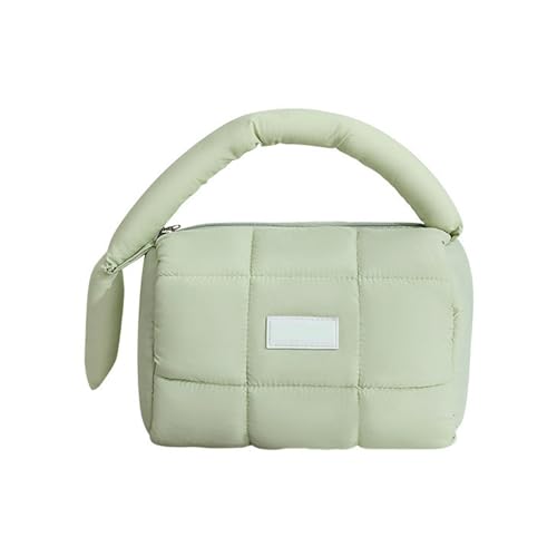 Kosmetiktasche aus Nylon in Bonbonfarben, geräumige Aufbewahrungstasche, Reise-Kulturbeutel mit Reißverschluss, für Damen, Teenager, Damen, Hand-Make-up-Organizer, grün, Mass Beauty Kosmetiktasche aus Nylon in Bonbonfarben, geräumige Aufbewahrungstasche, Reise-Kulturbeutel mit Reißverschluss, für Damen, Teenager, Damen, Hand-Make-up-Organizer, grün, Mass Beauty von HUAJINGKEJI