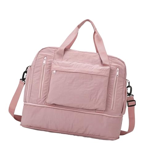 Praktische Reisetasche mit verstellbarem Schultergurt, geräumiges Design, wasserabweisend, Handtasche für kurze Reisen, Fitness, Turnbeutel mit verstellbarem Riemen, B, Mass Beauty von HUAJINGKEJI