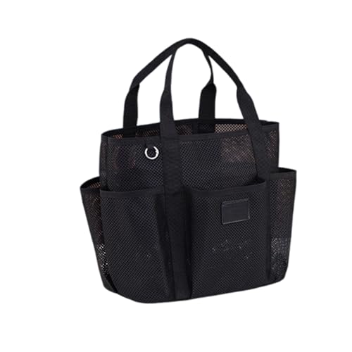 Strandtasche mit mehreren Taschen, Badeanzug, Sandspielzeug, große Kapazität, Handtasche, Urlaub, Picknicks, für Fitness, Schwimmen, Strand, mehrere Taschen, Handtasche, großes Fassungsvermögen von HUAJINGKEJI