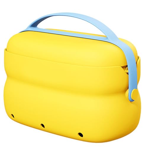 Tragbare Make-up-Kosmetiktasche mit reichlich Platz für Kosmetika und Toilettenartikel während der Reise oder im täglichen Gebrauch, tragbarer Kosmetik-Organizer, gelb, Mass Beauty Tragbare Make-up-Kosmetiktasche mit reichlich Platz für Kosmetika und Toilettenartikel während der Reise oder im täglichen Gebrauch, tragbarer Kosmetik-Organizer, gelb, Mass Beauty von HUAJINGKEJI