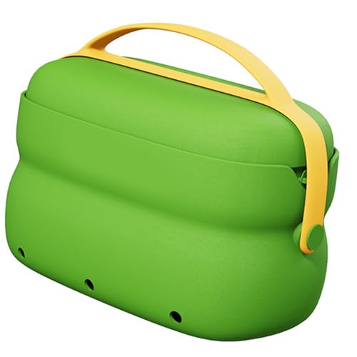 Tragbare Make-up-Kosmetiktasche mit reichlich Platz für Kosmetika und Toilettenartikel während der Reise oder im täglichen Gebrauch, tragbarer Kosmetik-Organizer, grün, Mass Beauty von HUAJINGKEJI