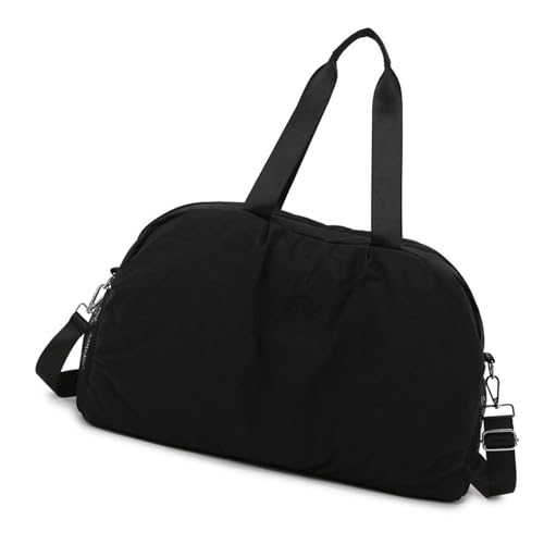 Turnbeutel mit Nass-/Trockenfächern, Oxford-Gewebe für Schwimmen, Reisen, Krankenhaus-Essentials, geräumige Reisetaschen, Schwarz , Mass Beauty von HUAJINGKEJI