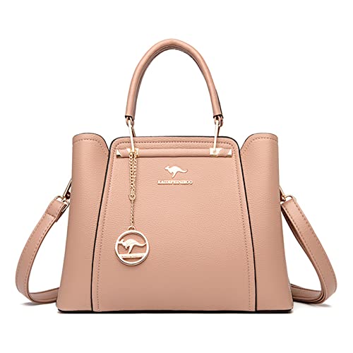 Umhängetasche mit großer Kapazität für Damen, PU-Leder, stilvolle Schultertasche, Shopping, Dating, Damen-Crossbody, große Kapazität, Kuriertasche für Damen, weiche PU-Schultertasche von HUAJINGKEJI