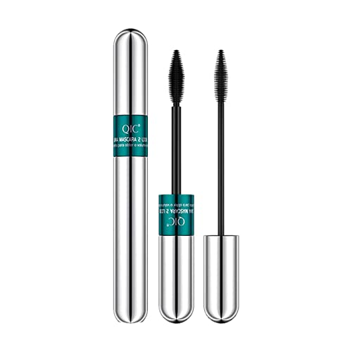 Boreal Mascara Lash Cosmetics Mascara Lash Cosmetics Mascara 5x Longer 2 in 1 Mascara für natürliche Verlängerung und Verdickung, wasserfest und langanhaltend Mascara Fixer (A, One Size) von HUALONG