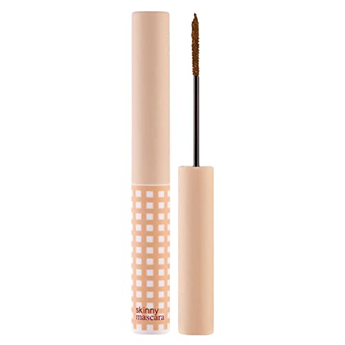 Mascara De Latex 4D Slender Mascara Dünner Bürstenkopf Wasserdicht Anti Schwindel Make-up Stereotyp Kleiner Bürstenkopf agglomeriert nicht Natürlich Schlank Cheater Mascara (B, One Size) von HUALONG