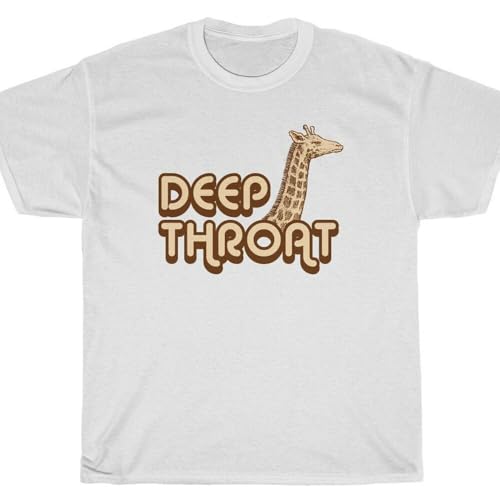 DEEP Throat-Shirt - Giraffe PRON Comedy Funny White L DEEP Throat-Shirt - Giraffe PRON Comedy Funny White L von HUAMER
