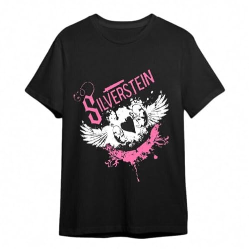 Silverstein Dueling Fetus's Scene Emo Post Hardcore Band T-Shirt Gift for Fans Black L von HUAMER