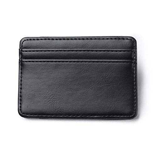 Herren Magie Brieftasche Magic Wallet Geldklammer Slim Pocket Kreditkartenhalter Dünne Mini Kleine Kurze PU Leder Einfache Bifold Faltbare Brieftasche von HUANG