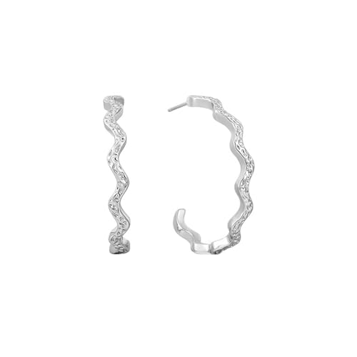 Damen Streamer Wave Gefaltete Ohrring Design Sinn für Temperament Ohrringe Damen Streamer Wave Gefaltete Ohrring Design Sinn für Temperament Ohrringe von HUANGBONIG