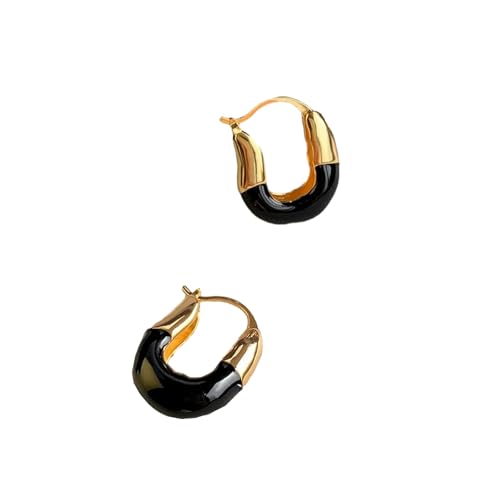 Europäische und amerikanische Retro-Emaille-Tropfen-Glasur-Ohrringe, Minderheiten-Design, personalisierter, exquisiter Schmuck. Europäische und amerikanische Retro-Emaille-Tropfen-Glasur-Ohrringe, Minderheiten-Design, personalisierter, exquisiter Schmuck. von HUANGBONIG