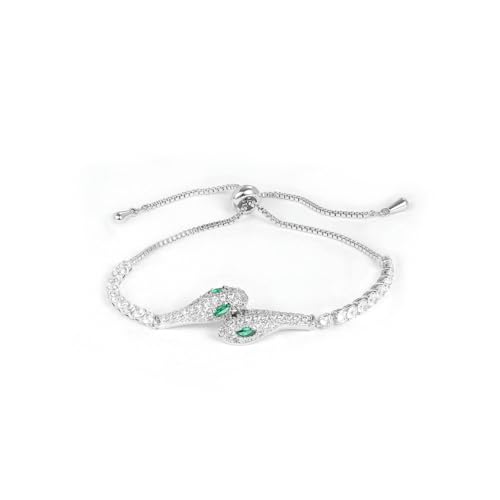 HUANGBONIG Damen-Armband mit grünen Augen WB13826K von HUANGBONIG
