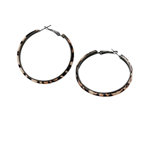 HUANGBONIG Damen-Lederringe mit Leopardenmuster sind einfache und vielseitige Ornamente – WE24811D HUANGBONIG Damen-Lederringe mit Leopardenmuster sind einfache und vielseitige Ornamente – WE24811D von HUANGBONIG